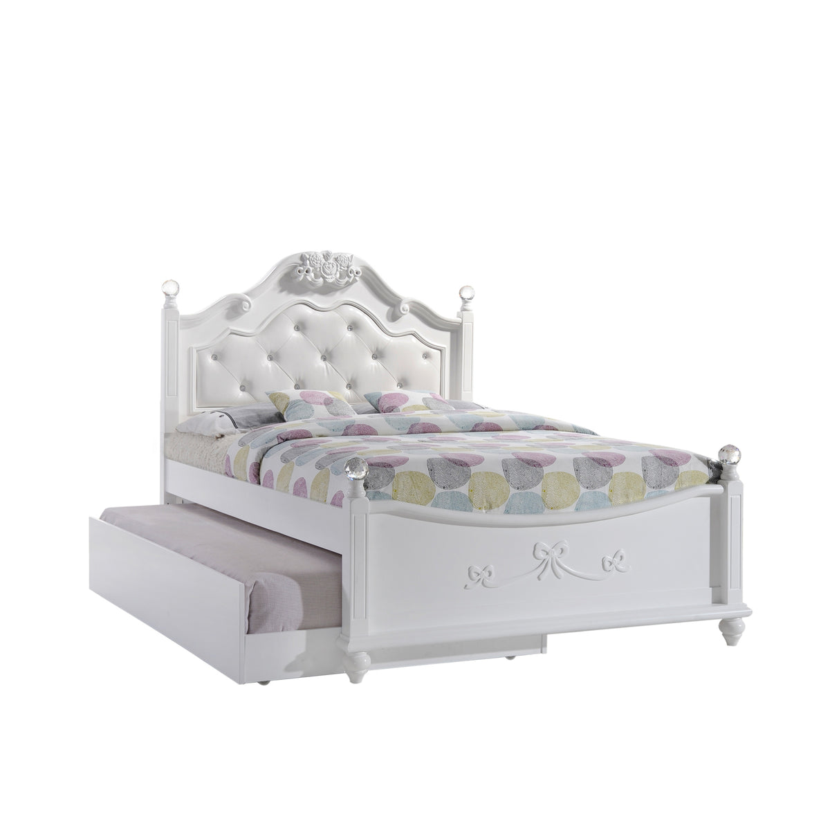 Alana Full Platform 4Pc Bedroom Set W/ Storage Trundle