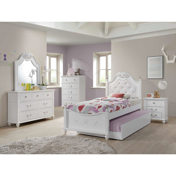 ALANA TWIN PLATFORM 3PC BEDROOM SET W/ STORAGE TRUNDLE