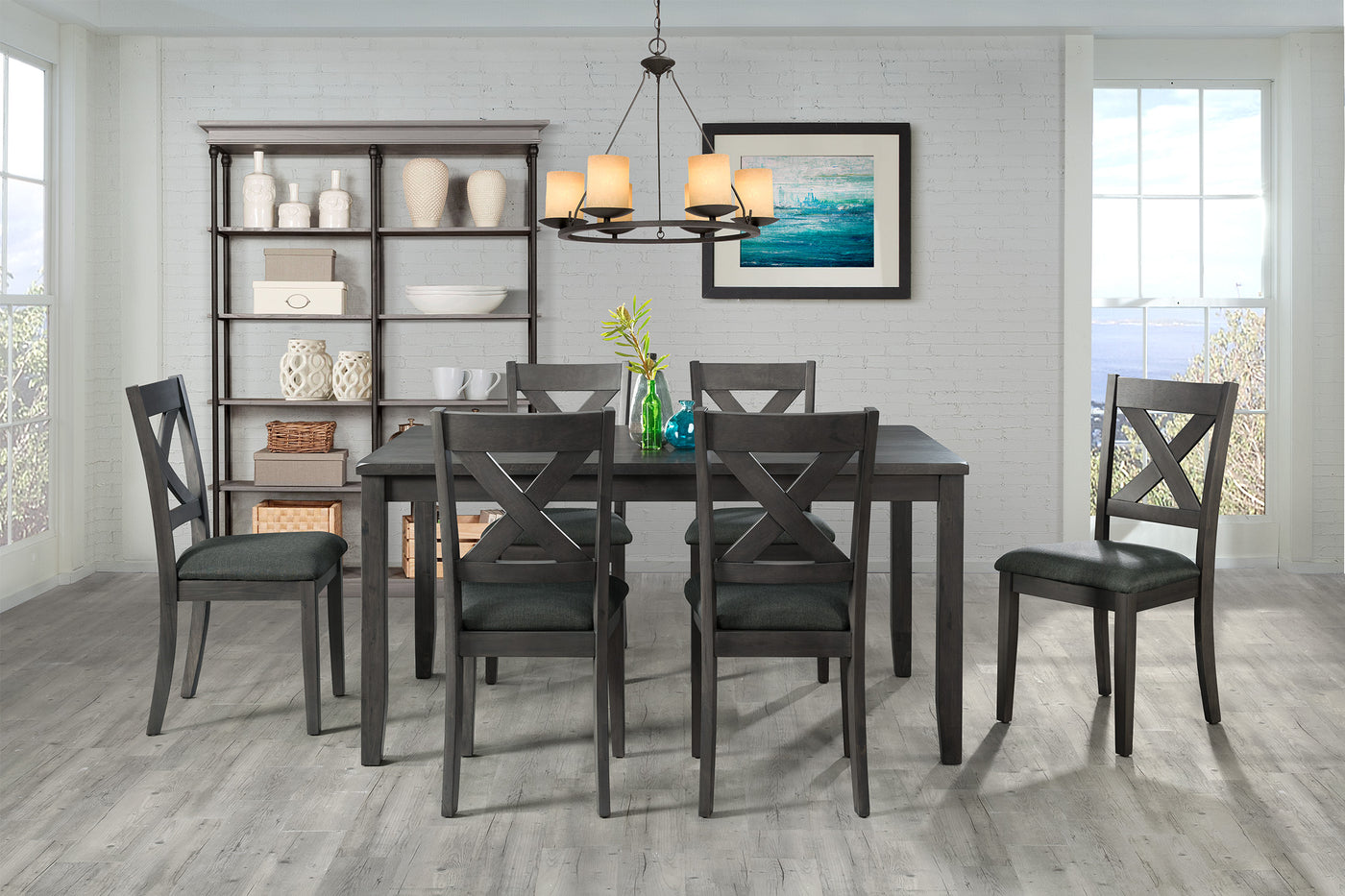 Alex Dining Side Chair Grey (2 PER PACK)