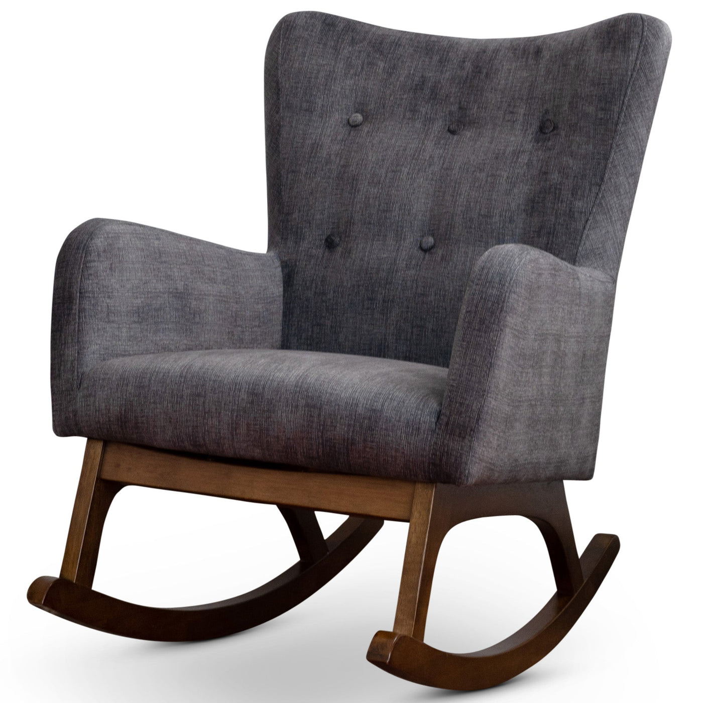 Mecedora de madera maciza Alistair