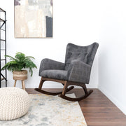 Mecedora de madera maciza Alistair