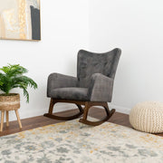Mecedora de madera maciza Alistair