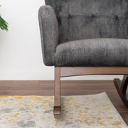 Mecedora de madera maciza Alistair