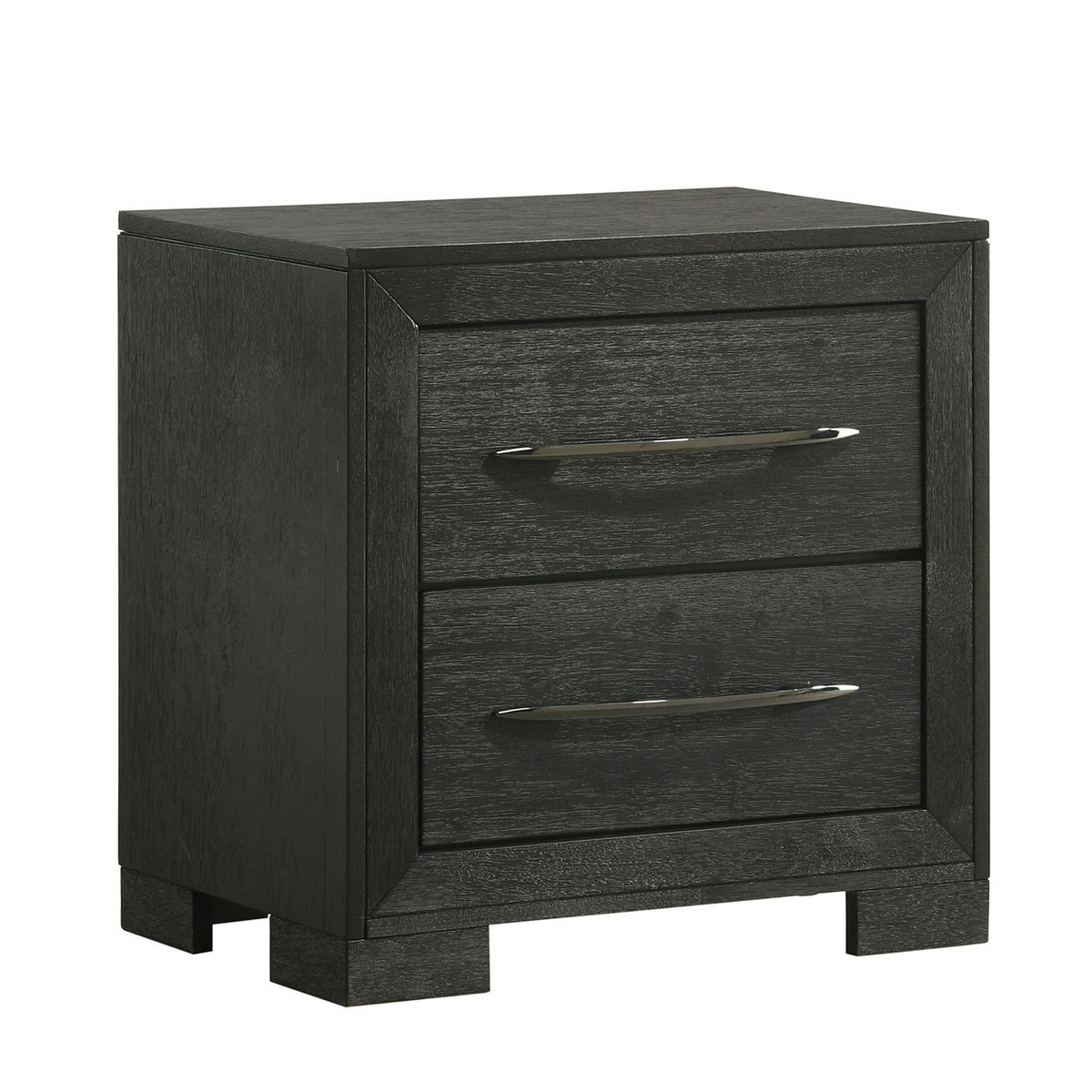Allan King 3PC Bedroom Set with 2 Nightstands in Black