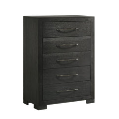 Allan 5-Drawer Chest In Black