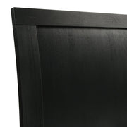 Allan Queen 4PC Bedroom Set with 2 Nightstands & Dresser in Black