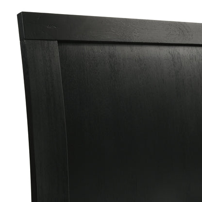 Allan King 4PC Bedroom Set with 2 Nightstands & Dresser in Black