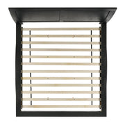 Allan King 4PC Bedroom Set with 2 Nightstands & Dresser in Black
