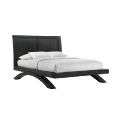 Allan Queen 4PC Bedroom Set with 2 Nightstands & Chest in Black