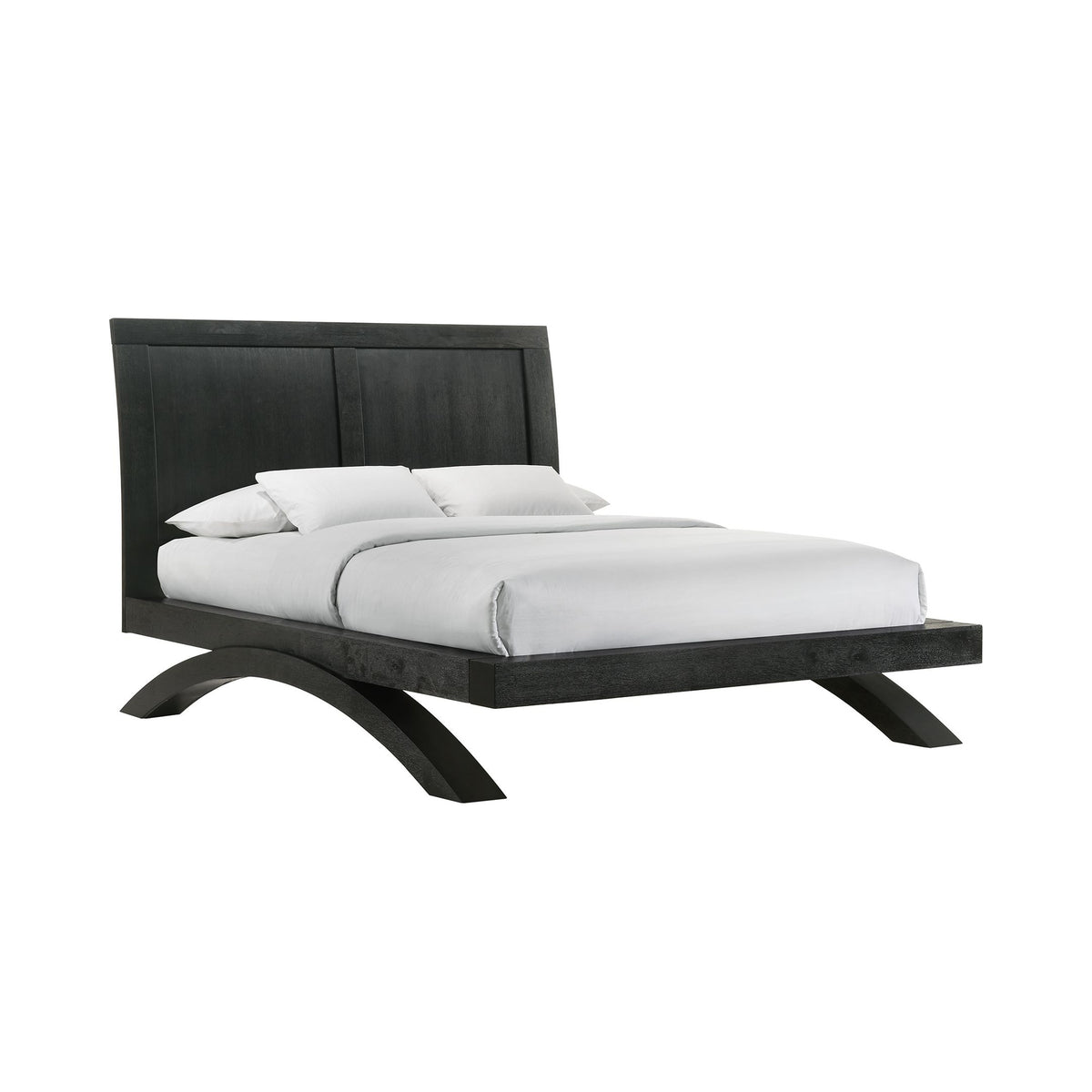 Allan Queen Panel 3Pc Bedroom Set In Black