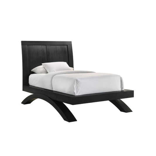 Allan Twin Panel 3PC Bedroom Set in Black