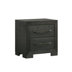 Allan Queen Panel 3PC Bedroom Set in Black