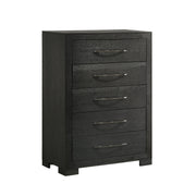Allan Queen Panel 3PC Bedroom Set in Black