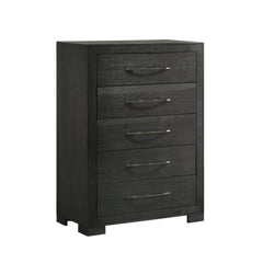 Allan Queen Panel 3PC Bedroom Set in Black
