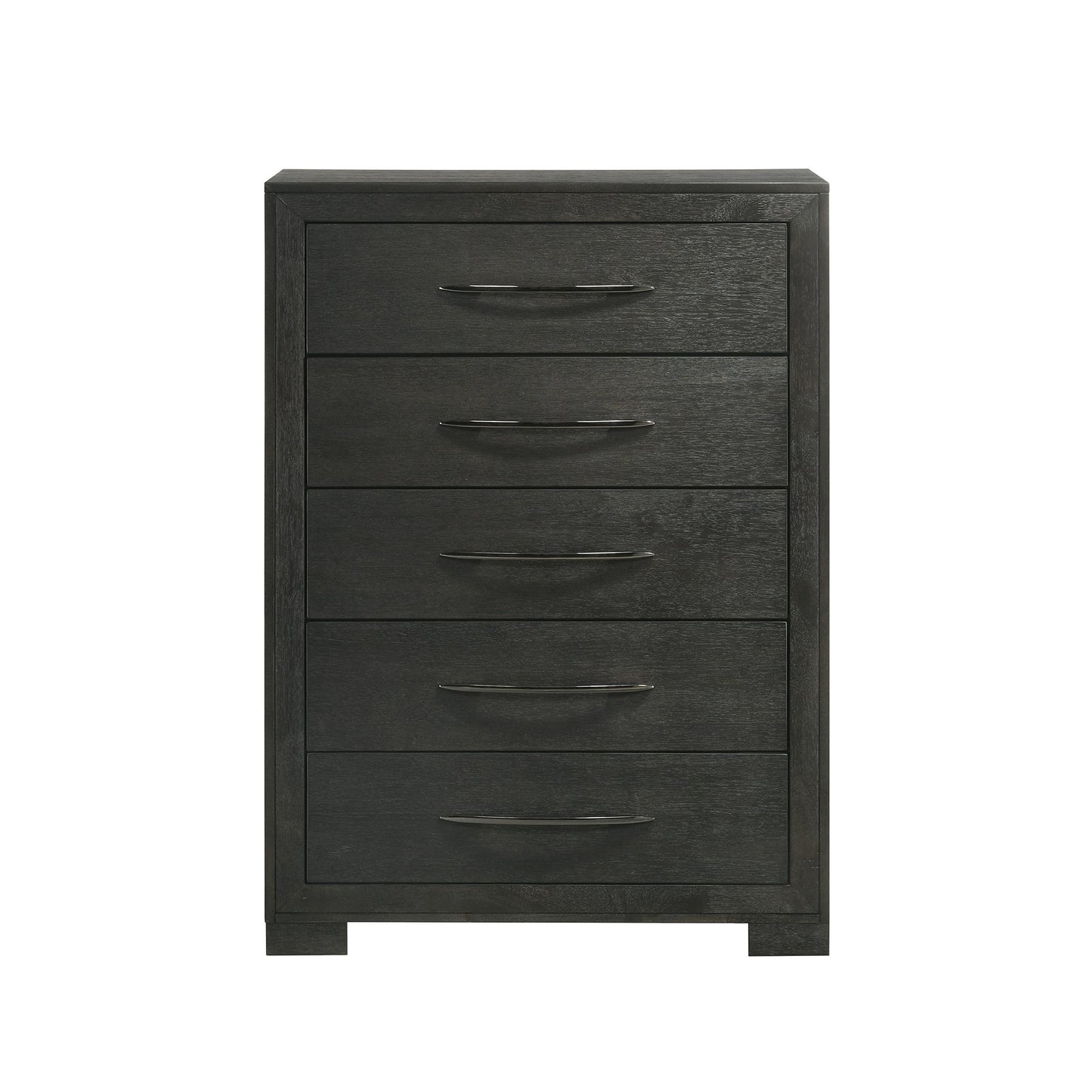 Allan 5-Drawer Chest in Black