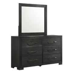 Allan Twin Panel 5PC Bedroom Set in Black