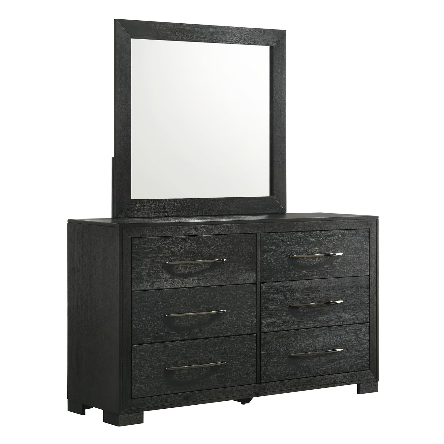 Allan King Panel 5PC Bedroom Set in Black