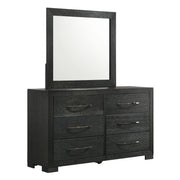 Allan Queen Panel 5PC Bedroom Set in Black