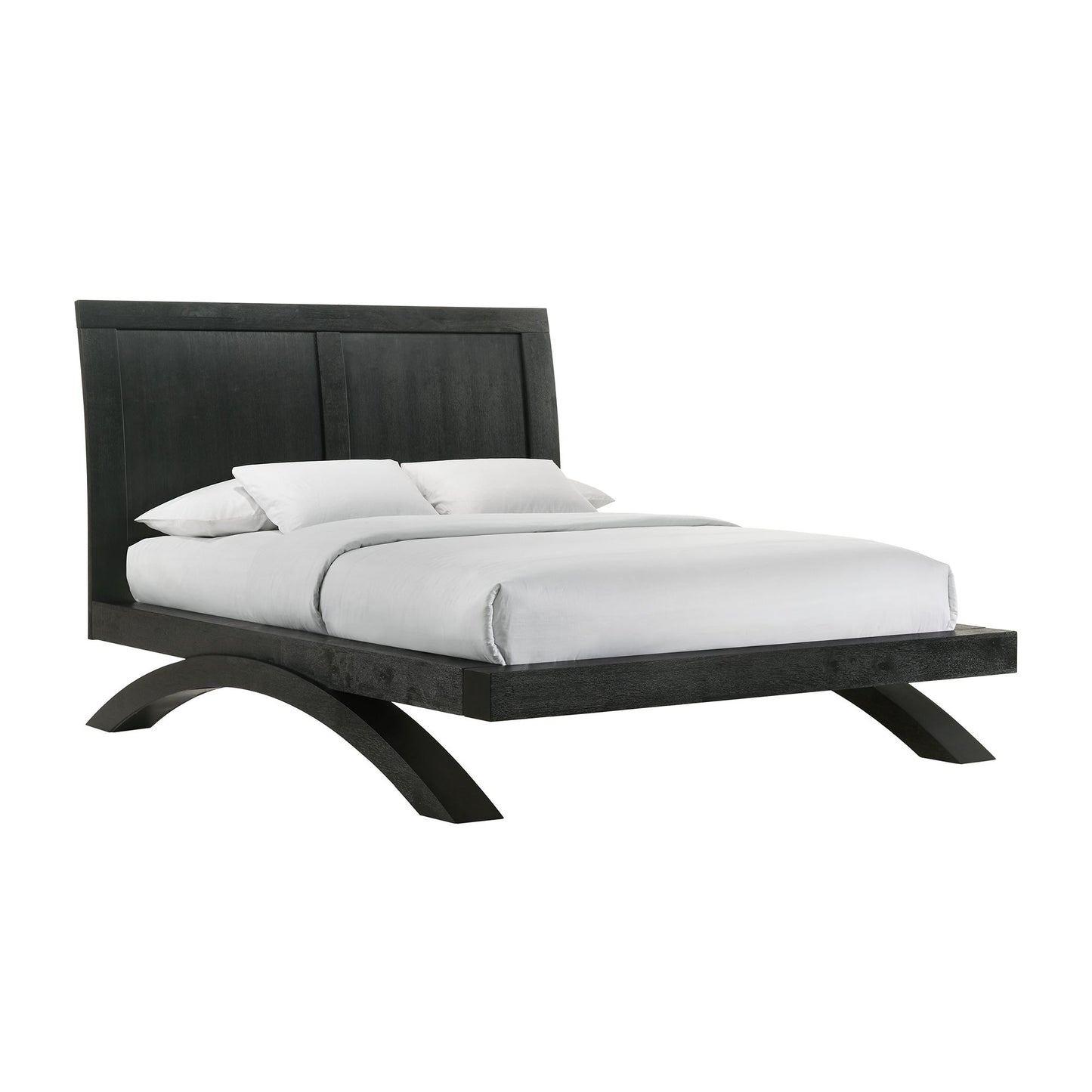 Allan Full Panel 3PC Bedroom Set in Black