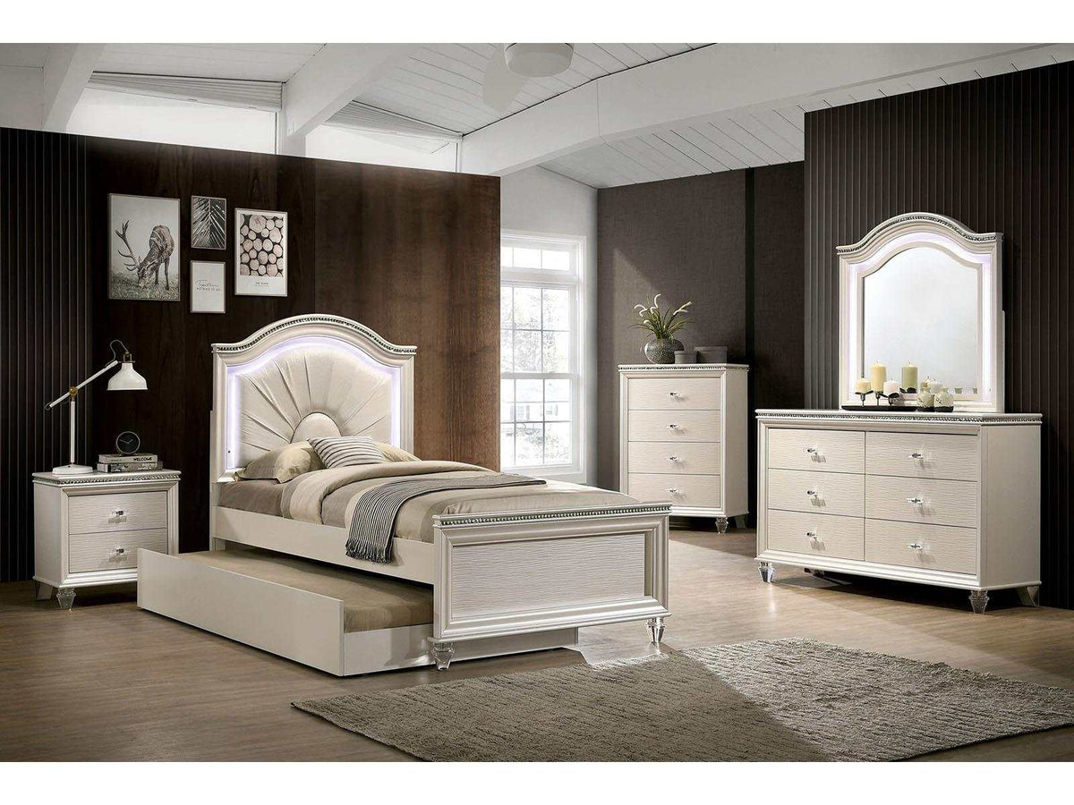 Allie 4 Pc Twin Bedroom Set w/ Trundle