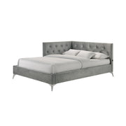 Amberley Full Uph Corner Bed With Led And Usb In Grey