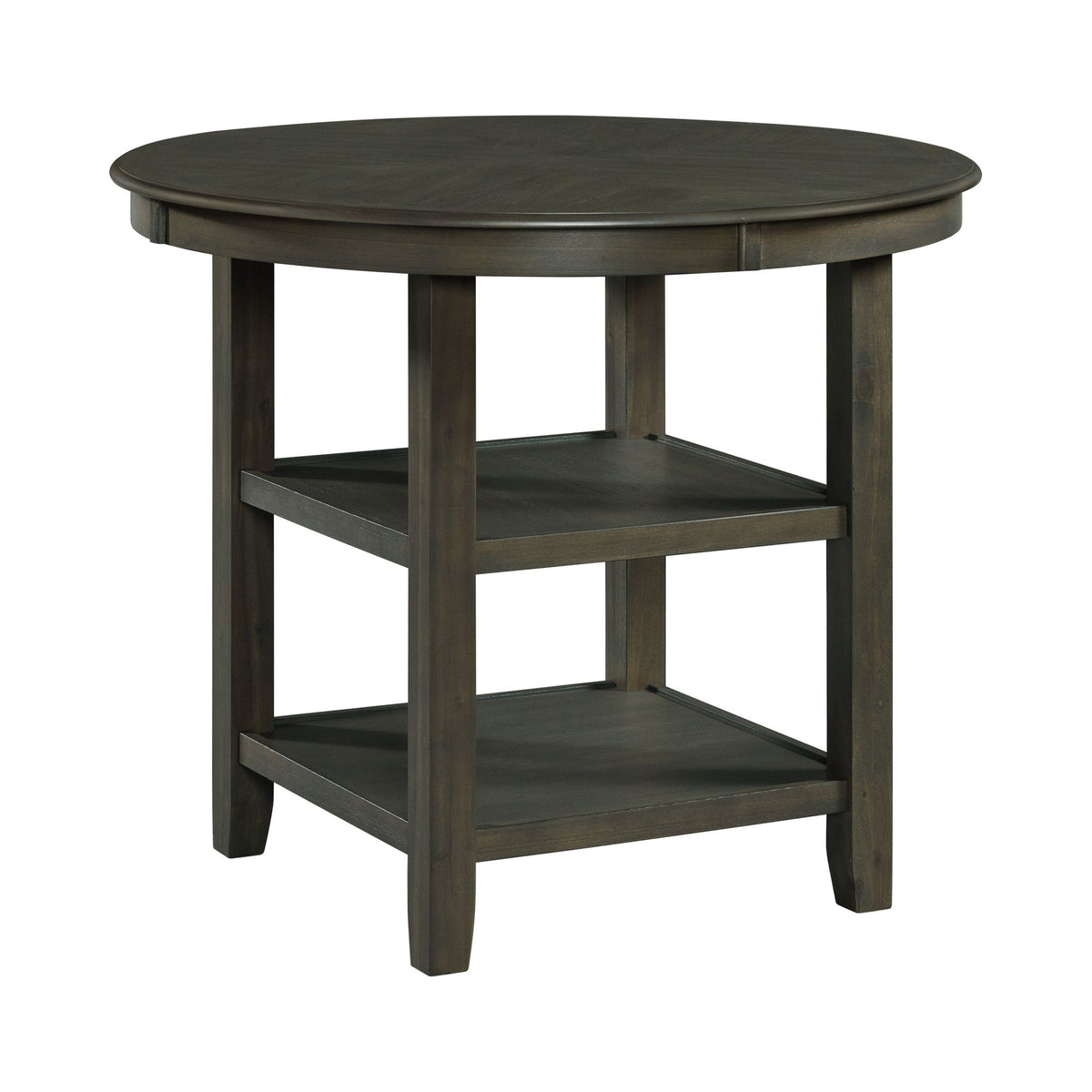 Amherst Counter Table W/Wood Leg Grey Finish
