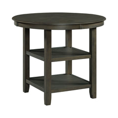 Amherst Counter Table W/Wood Leg Grey Finish