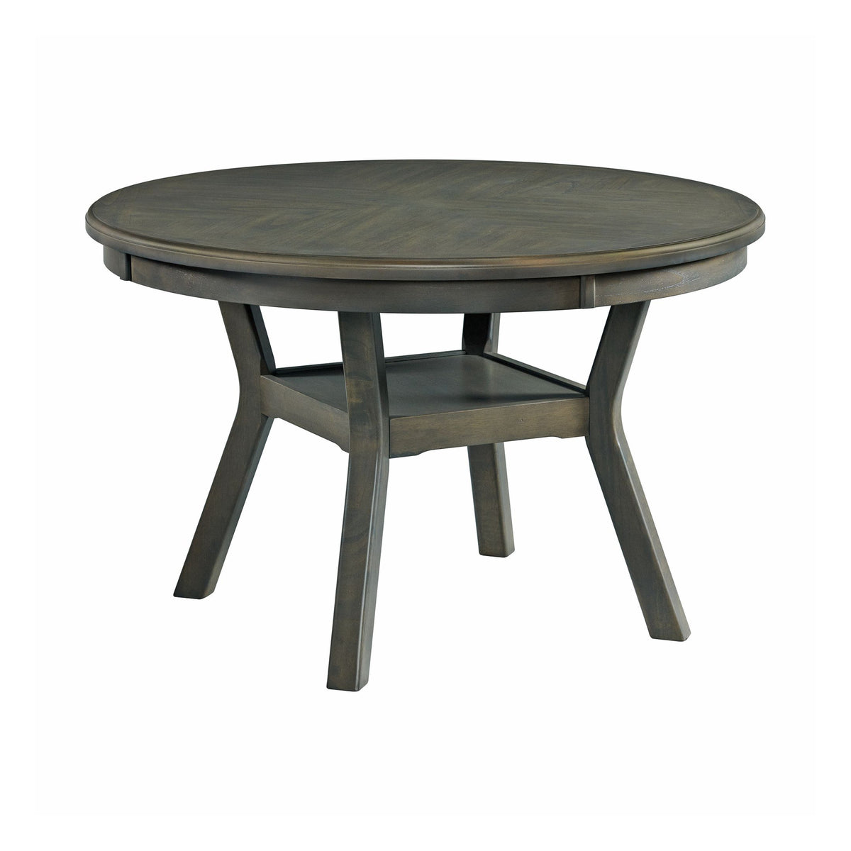 Amherst Dining Table W/Wood Leg Grey Finish