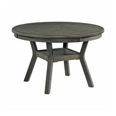 Amherst Dining Table W/Wood Leg Grey Finish