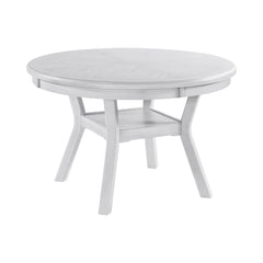 Amherst Dining Table W/Wood Leg White Finish