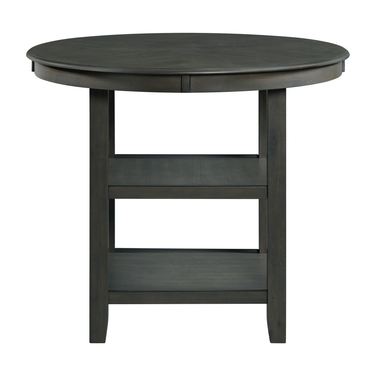 Amherst Counter Table W/Wood Leg Grey Finish