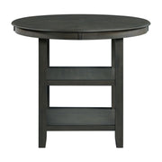 Amherst Counter Table w/Wood Leg Grey Finish