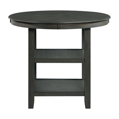 Amherst Counter Table w/Wood Leg Grey Finish