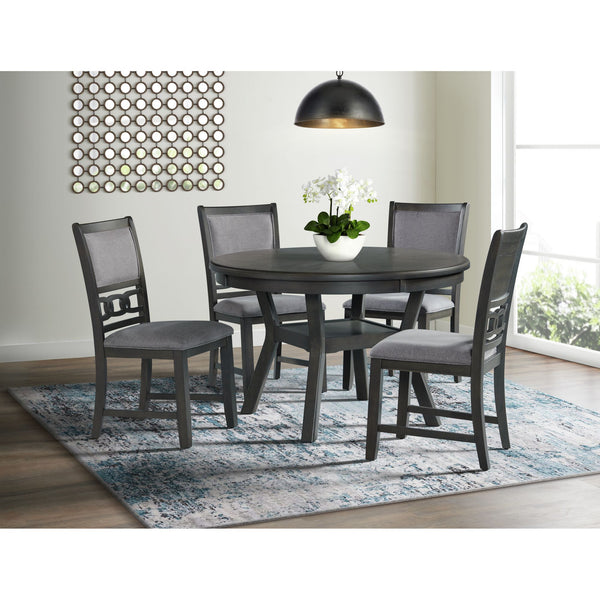 Amherst 5PC Dining Set in Grey-Table & Four Chairs