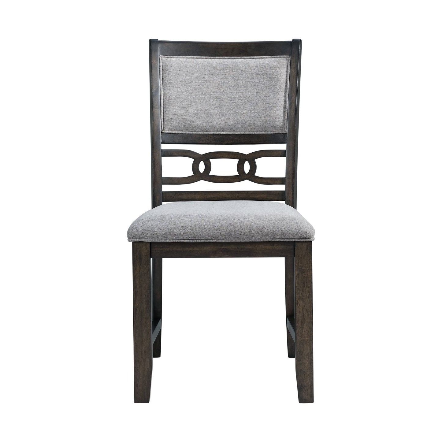 Amherst Dining Side Chair W/Fabric Cushion Dark Finish (2 Per Pack)