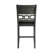 Amherst Counter Side Chair W/PU Cushion Grey Finish (2 Per Pack)