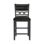 Amherst Counter Side Chair W/PU Cushion Grey Finish (2 Per Pack)