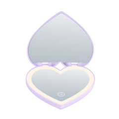 Amour LED Heart Compact Mirror