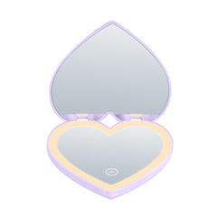 Amour LED Heart Compact Mirror