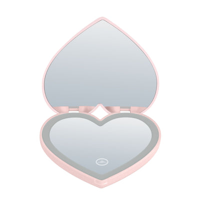 Amour LED Heart Compact Mirror