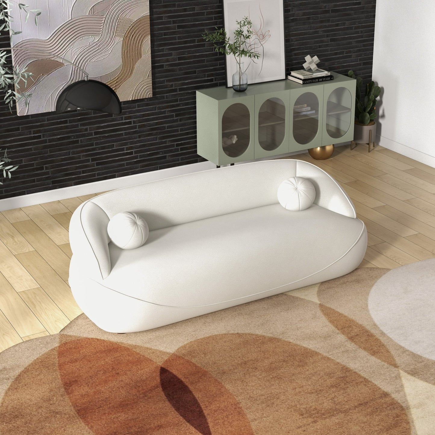 Sofá Andrew Beige Boucle