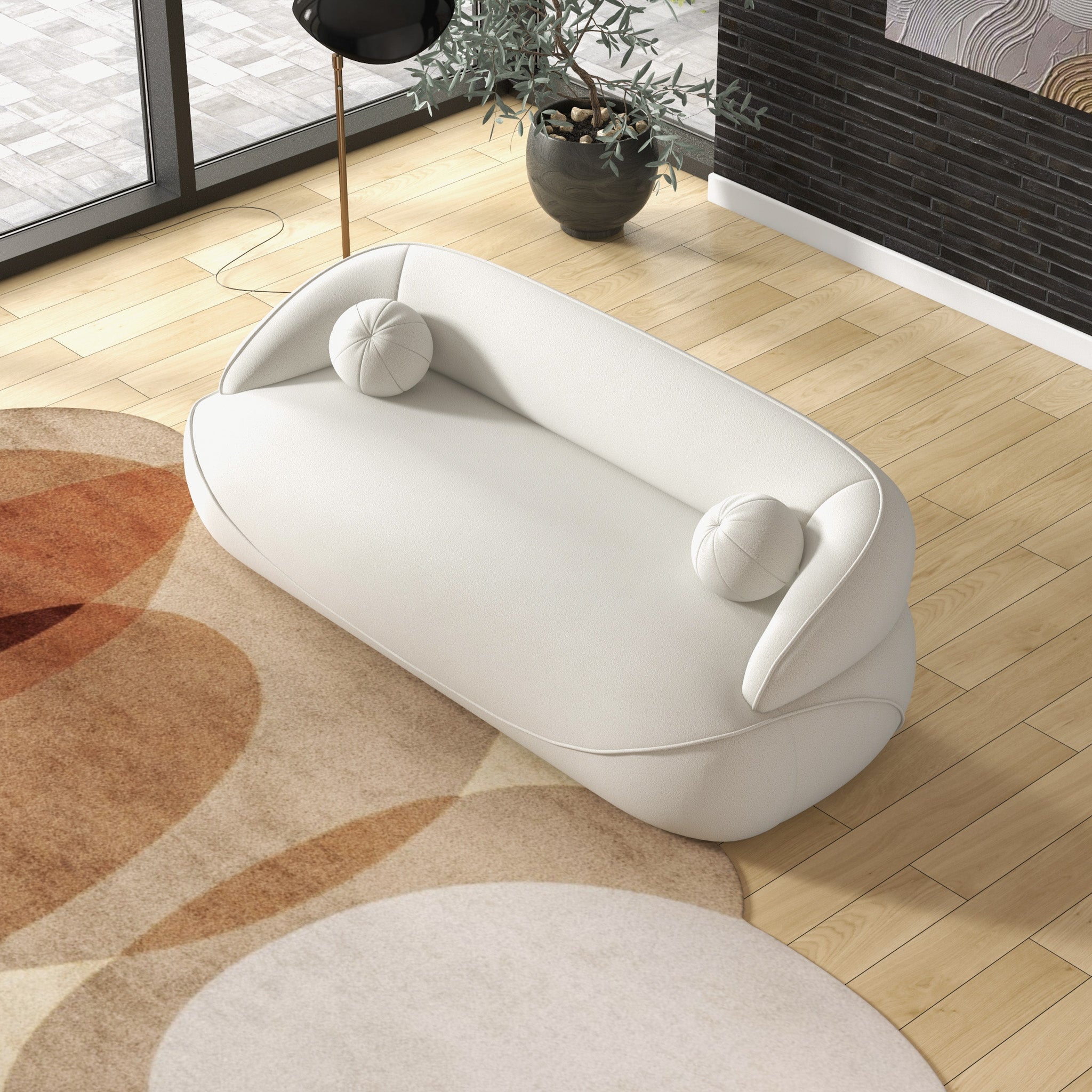 Ashcroft Imports Andrew Sofa - Thumbnail 3
