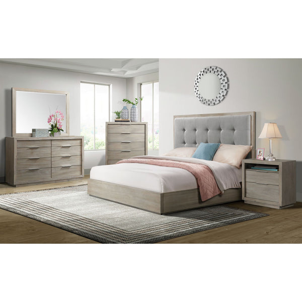 Arcadia King Bed in Grey