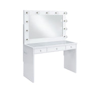 Ariana Complete Dressing Table With Lightbulbs
