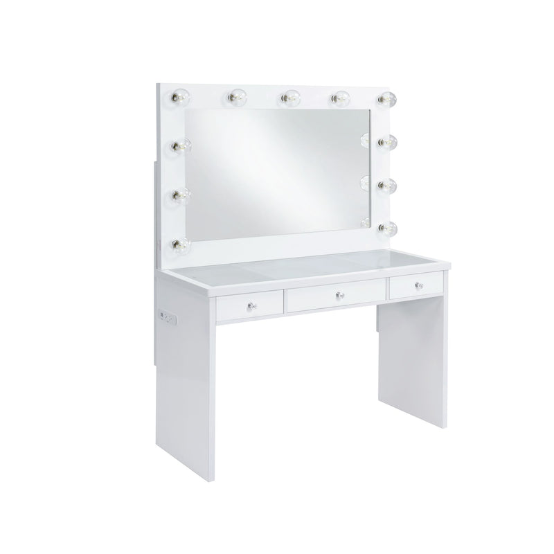 Ariana Complete Dressing Table With Lightbulbs