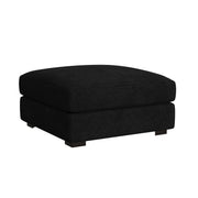 Arizona 7PC Sectional Set with LHF Chaise in Steno Black
