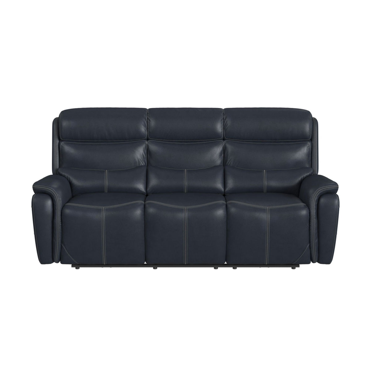 Aruba Power Motion Sofa With Power Headrest In Pebble Navy