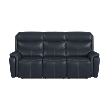 Aruba Power Motion Sofa with Power Headrest in Pebble Navy