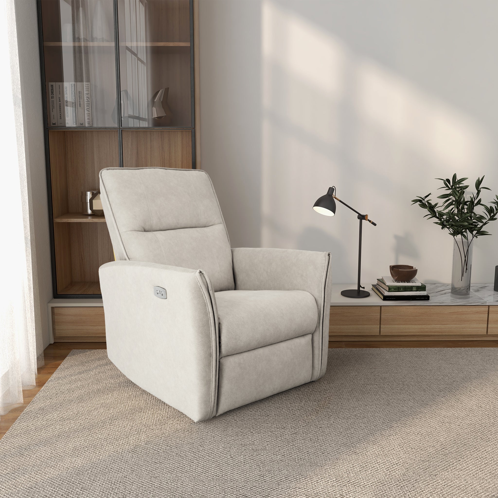 Ashcroft Imports Asheville Recliner Chair - Thumbnail 3