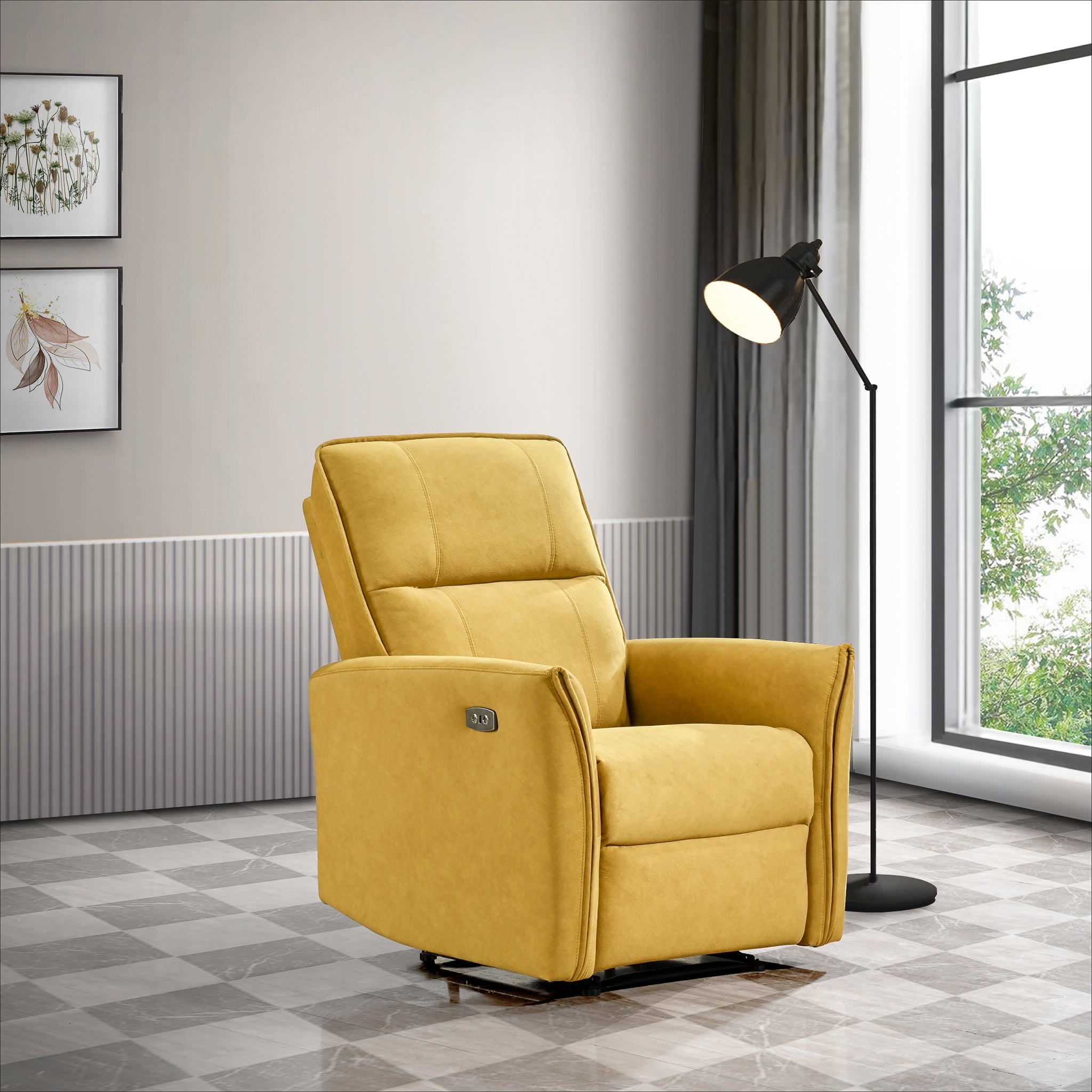 Ashcroft Imports Asheville Recliner Chair - Thumbnail 2